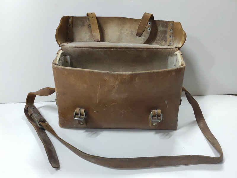 bolsa maletin herramientas electricista telefonica piel 1u